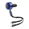 Vention FFOB0 30W autolaadija koos USB-C–Lightning kaabliga, 30 W