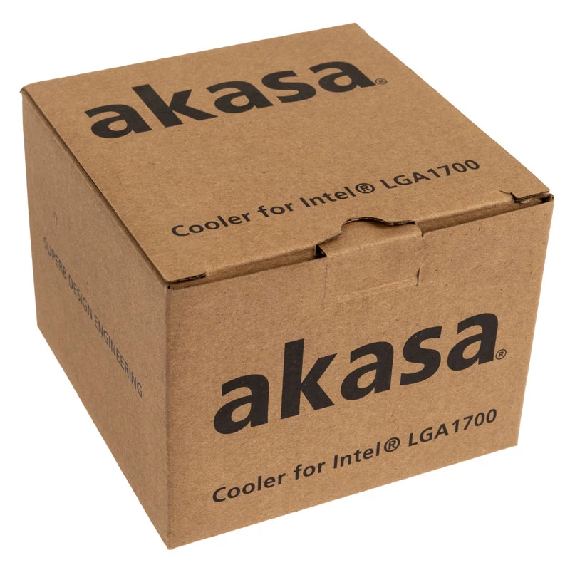 Jahutusradiaator Akasa AK-CC6603EP01 9.5 cm Alumiinium Must