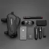 Rockbros B68 Jalgrattaraami kott Telefonitasku 1,7 l Must