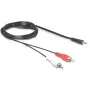 Audio kaabel 3.5mm/2 x RCA DeLOCK 84212