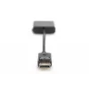 Assmann DisplayPort adapterkaabel. DP - DVI (24+5) M/F. 0,15 m lukustusega. DP 1.1 ühilduv. UL. must, varjestuseta. 32AWG (AK-340409-001-S)