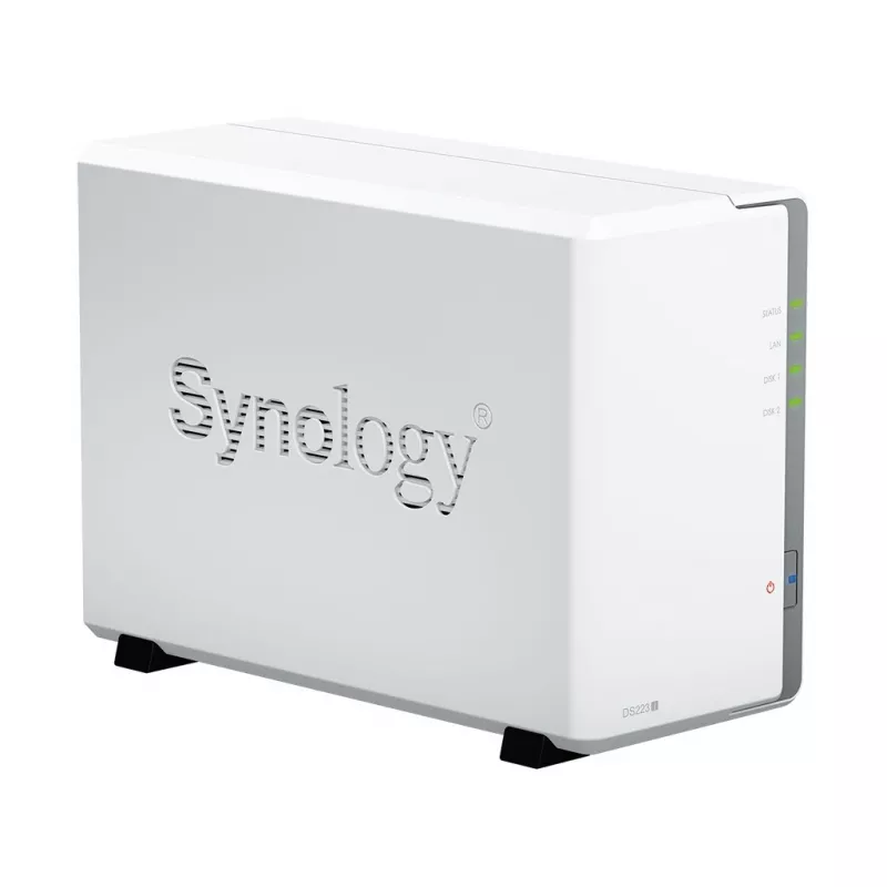 Synology DiskStation DS223J NAS-/salvestusserver Lauaarvuti Realtek RTD1619B 1 GB DDR4 DiskStation Manager Valge