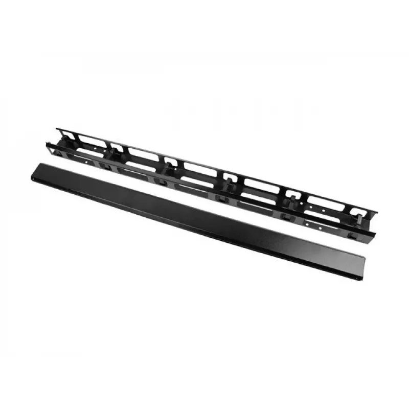 Vertikaalne kaablikorraldaja LANBERG AK-1212-B 22U Must, komplektis 2 tk