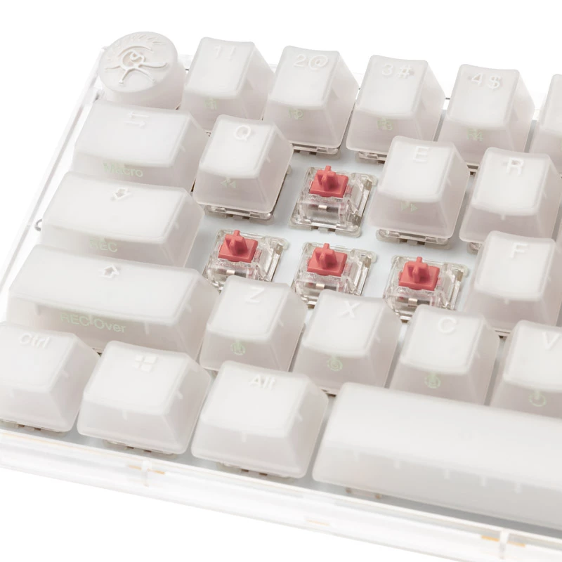 Ducky One 3 Aura White Mini klaviatuur Gaming USB QWERTY US International