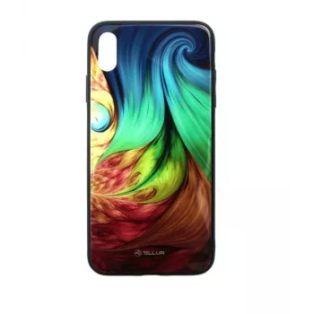 Ekraanikaitseklaas Tellur Cover Glass print iPhone XS Max jaoks — trükitud karastatud klaas