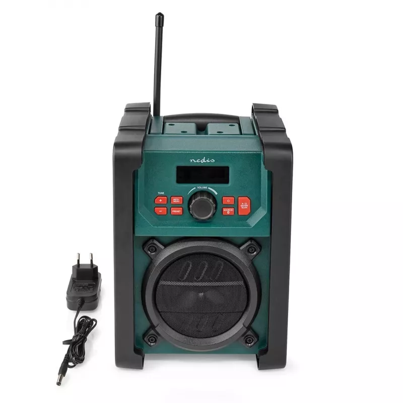 Raadio Nedis RDDB3100GN 15W Bluetooth IP65 Must/Roheline