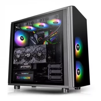 Thermaltake View 31 TG - ARGB Edition - MIDI torn - ATX - ilma toiteplokita (PS/2) - must - USB/audio