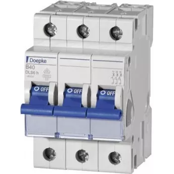 DOEPKE kaitselüliti B10A DLS-6H-B10-3-6-KA 6kA 3-kontaktiline 400V B-kõver DLS-6H-B10-3-6-KA (09914111)