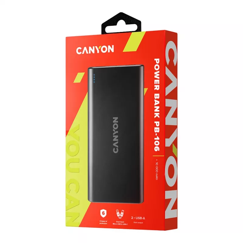Kaasaskantav laadija Canyon PB-106 10000 mAh