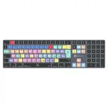 LogicKeyboard Titan DE Mac klaviatuur Adobe Premiere Pro CC jaoks – saksa paigutusega
