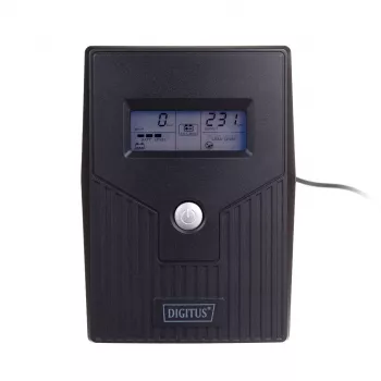 Katkematu toiteallikas DIGITUS DN-170063-LCD-B 0,6 kVA (360 W) LCD-ekraaniga