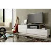 Cama TV-kapp SIGMA 3 180 valge/valge läikiv + sonoma tamm