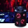 Kaasaskantav Bluetooth-karaokekõlar MANTA SPK0803B140 140 W, akutoide, MIC/USB/microSD, FM, ekvalaiser, rattad