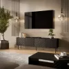Cama LUCCA 4D TV-kapp 200x40x59 must