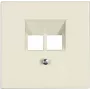 JUNG LS 969-2 UA - Elevandiluu - Termoplast - tavapärane - JUNG - UAE 2 x 8 UPO - UAE 8-8 UPO - UAE 8-8 UPOK6E - UAE 8-8 UPOK6 - MK-POF-2UAE - RJ-45