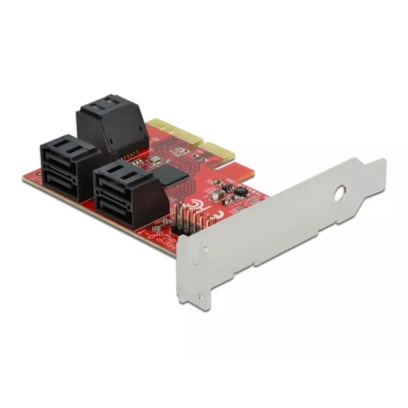 SATA PCI Express x4 kaart DeLOCK 6 porti madalprofiilne vormitegur