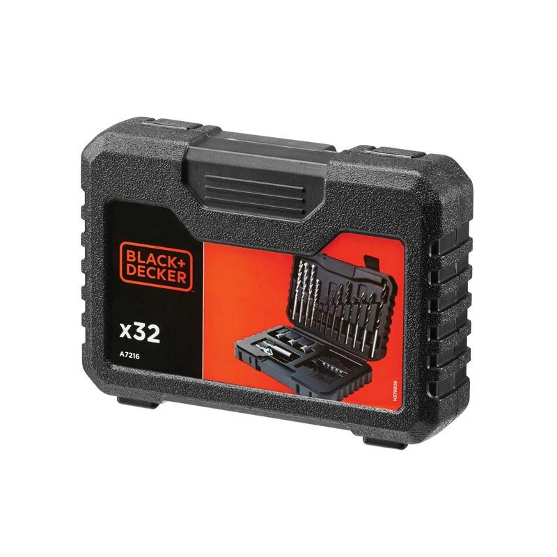 BLACK & DECKER | 32-osaline puurimis- ja kruvikeeramiskomplekt | A7216-XJ