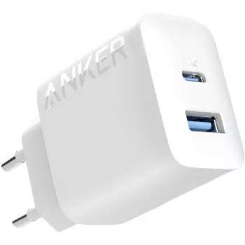 Mobiilseadme laadija Anker A2348G21 — 20 W USB‑C siseruumides, valge