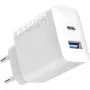 Mobiilseadme laadija Anker A2348G21 — 20 W USB‑C siseruumides, valge