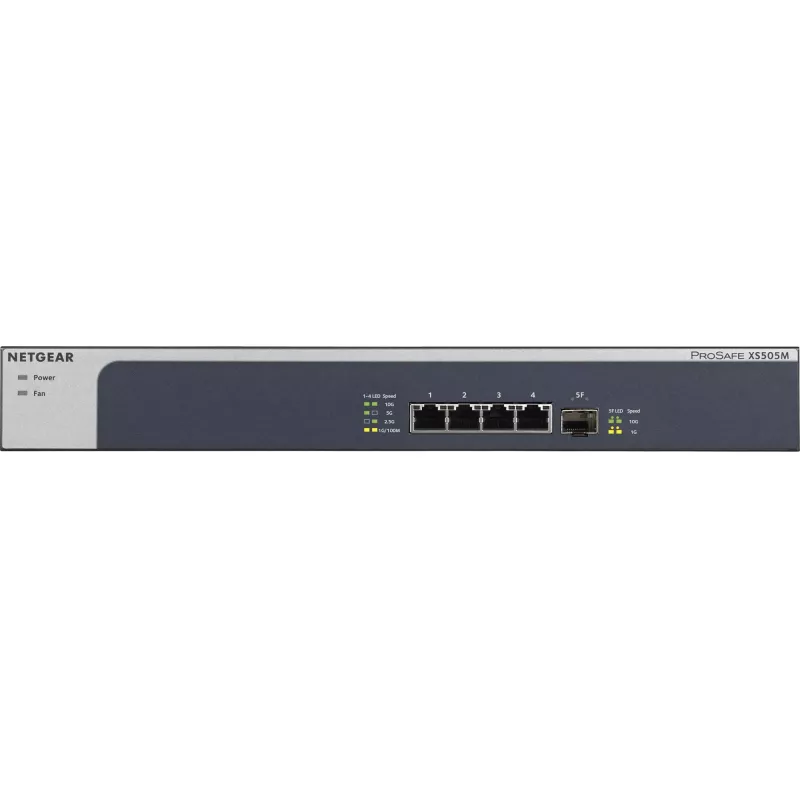 NETGEAR XS505M Haldamatu 10G Ethernet (100/1000/10000) Hall, Hõbe