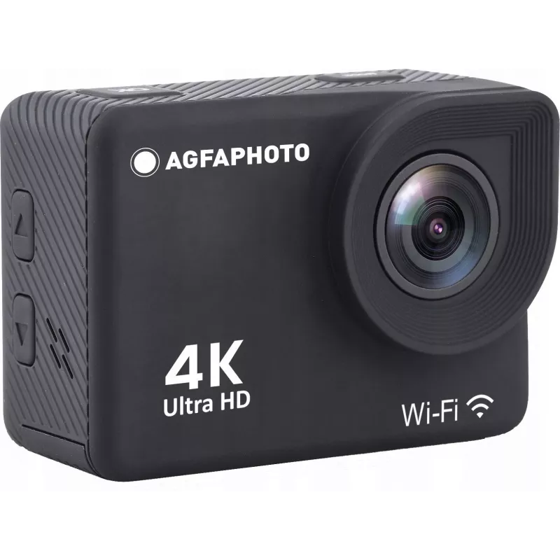 AgfaPhoto Action Cam 4K, veekindel, Wi-Fi, aegluubis/ajavõte (AC9000BK)