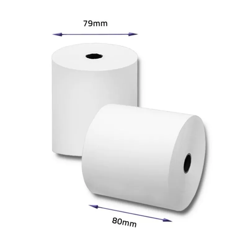 Qoltec 51892 Termorull 80 x 80 | 55g/m2 | 10 tk | BPA-vaba