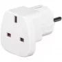 Wentronic Goobay Travel Adapter, Valge - UK-Socket > Type F (Type F, CEE 7/7) (94270)