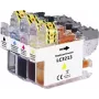 Renkforce tindikomplekt Brother LC-3213 (LC3213VALDR) asenduseks, ühilduv must, tsüaan, magenta, kollane RF-5679866 (RF-5679866)
