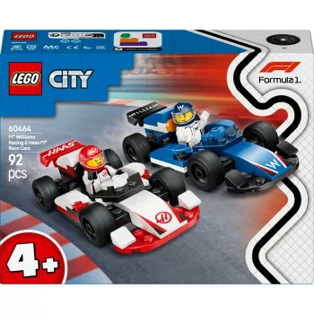 LEGO CITY 60464 F1 - Williams Racing & Haas F1 võidusõiduautod