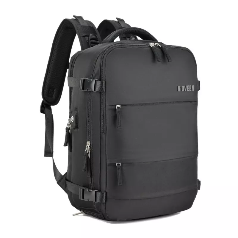 Seljakott NOVEEN CTB400 unisex 25 L, polüester, 40×25×20 cm, must