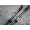 Bayamo Carbon Vario matkakepid (must/helepruun, 1 paar, 105-125cm)