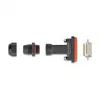 DeLOCK D-Sub 15 pin male with housing IP67 waterproof