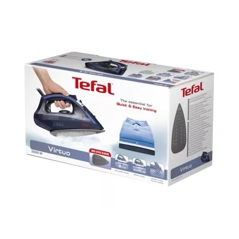 Tefal Virtuo FV 1713 Dry & Steam triikraud 2000 W Sinine