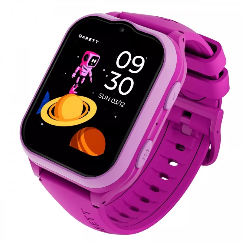 Laste nutikell Garett Kids eSim 4G roosa