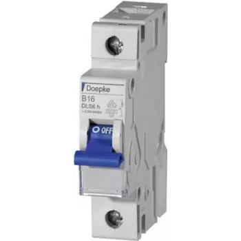 DOEPKE kaitselüliti B32A DLS-6H-B32-1-6-KA 6kA 1-pooluseline 230V B-karakteristik DLS-6H-B32-1-6-KA (09914026)