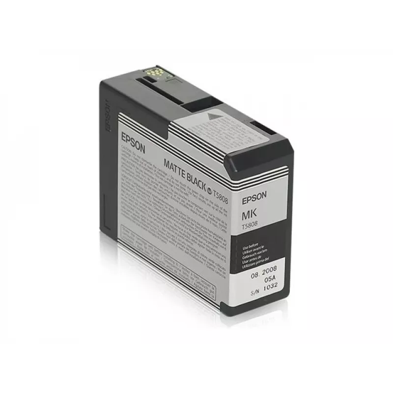 Tindikassett Epson C13T5808 Matt must — Originaalne Epsoni kassett, matt must