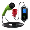 Elektriauto laadija QOLTEC Mobile EV 2in1 Type2 11 kW 400 V Wi‑Fi TUYA SMART LIFE LCD kaasaskantav seinalaadija 5 m kaabel