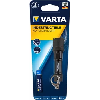 Võtmehoidja taskulamp Varta 16701 101 421 Must LED Põrutuskindel IPX4