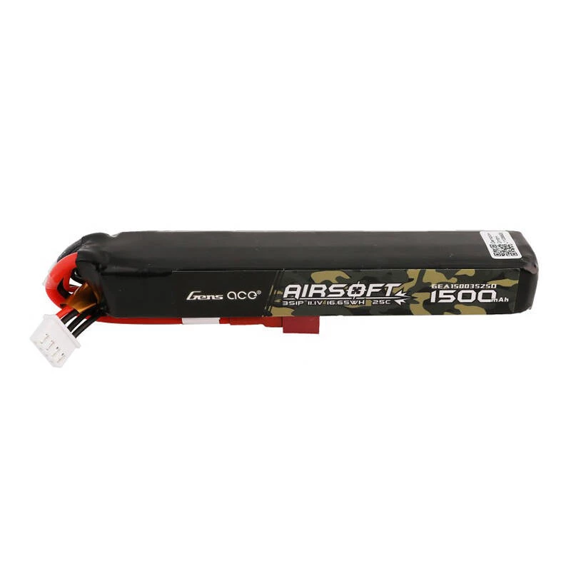 Liitiumpolümeer (LiPo) aku Gens Ace GEA15003S25D 1500mAh 3S 11,1V 25C