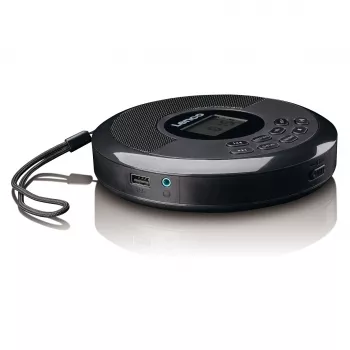 Kaasaskantav CD-mängija Lenco CD-340BK — must, kaasaskantav disain