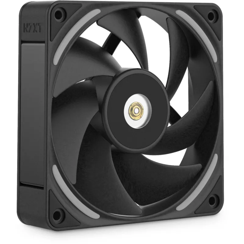 NZXT F120X 120mm korpuse ventilaator - must