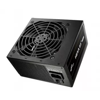FSP HEXA 85+ PRO 650W toiteplokk ATX ATX2.5 must, 650 W, 100 - 240 V, 50 - 60 Hz, 9 - 4 A, aktiivne, 100 W