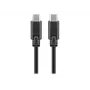 KAB Goobay USB-C™ 3.1 põlvkonna 1 kaabel, must, 2m USB-C™-pistik > USB-C™-pistik