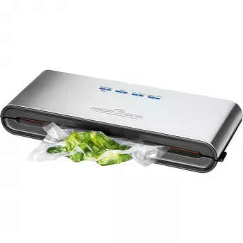 ProfiCook PC-VK 1080 - Vaakumpakendaja (kilekottidele) - 120 W - Roostevaba teras/Must (501080)