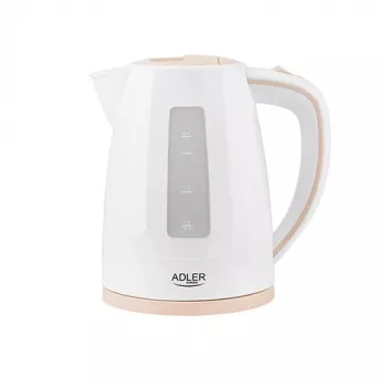 Elektriline veekeetja Adler AD 1264 1,7 L 2200 W Sarapuupähkel Valge