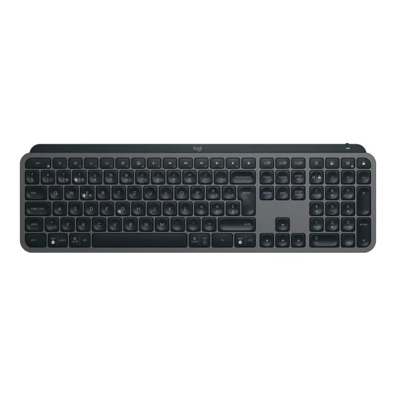 Logitech MX Keys S klaviatuur raadiosidega + Bluetooth QWERTZ Šveitsi grafiit (920-011571)