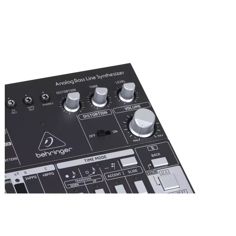 Analoogsüntesaator Behringer TD-3-SB Must 9V DC