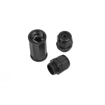 Kaabli soovahetaja RJ-45 Lanberg AD-RJ45-OS6-IP67 Must