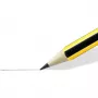 Puidust pliiats Staedtler Noris 120 2H — kõvadus 2H, pliiatsisüdamiku Ø 2 mm, üksik, must/kollane