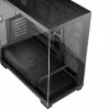 PC korpus MODECOM Volcano Stellar NF ATX miditorn, karastatud klaas, must, toetab ATX/micro ATX, GPU kuni 420mm, CPU jahuti 175mm